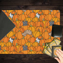 Halloween Pumpkin Cats Playmat
