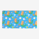 Mermaid Cats and Sea Shells Playmat
