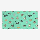 Spotty Cat Pattern Playmat