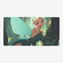 Blonde in the Forest Playmat