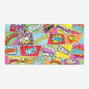 Boom, Crash, Pow Pow Playmat