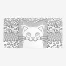 Colorbook Retro Purr Playmat