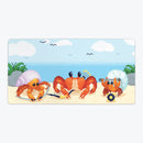 Pixel Attack Crabs Playmat