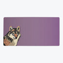 Pixel Wolf Playmat