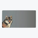 Pixel Wolf Playmat