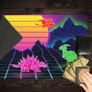 Retrowave Dinos Playmat