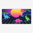 Retrowave Dinos Playmat