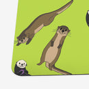 Salted Caramel Otters Playmat