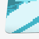 Snowy Pixel Mountaintop Playmat