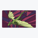 Stained Glass Flying Dragon Playmat