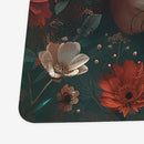 Macabre Skull and Flowers Playmat