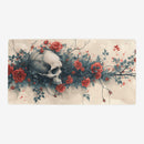 Skull and Red Roses Playmat