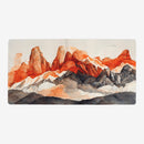 Red Mountains Playmat