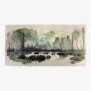 Watercolor Swamp Playmat