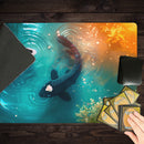 Moon and Ocean Koi Fish Playmat