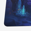 Blue Mana Crystals Playmat
