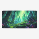 Green Mana Crystals Playmat