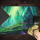 Green Mana Crystals Playmat