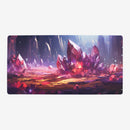 Red Mana Crystals Playmat