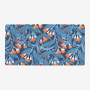 Orange Eucalyptus Flowers Playmat
