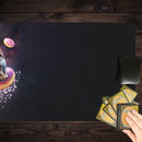 Space Cats Riding Donuts Playmat