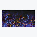 Neon Circuits Playmat