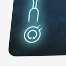 Blue Walker Runes Playmat