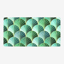 Ocean Inspired Art Deco Scales Playmat