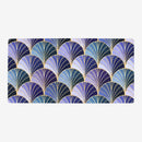Ocean Inspired Art Deco Scales Playmat