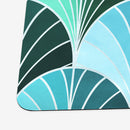 Ocean Inspired Art Deco Scales Playmat