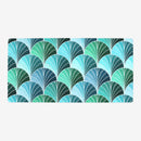 Ocean Inspired Art Deco Scales Playmat