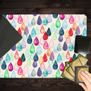 Watercolour Rainbow Drops Playmat