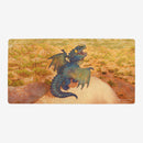 Blue Wyrmling Dragon Playmat