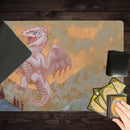 White Wyrmling Dragon Playmat