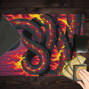 Deck Of Many, Flames Playmat