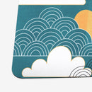 Bold Oriental Style Secretary Birds Playmat