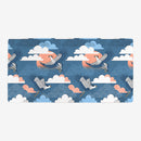 Bold Oriental Style Secretary Birds Playmat