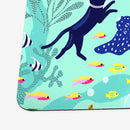 Feline Seabed Exploration Playmat