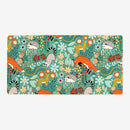 Textured Woodland Pattern Playmat