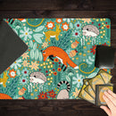 Textured Woodland Pattern Playmat