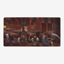 Adventurers In The Unseen Servants Tavern Oversized Playmat