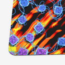 Electric Fire Dice Playmat