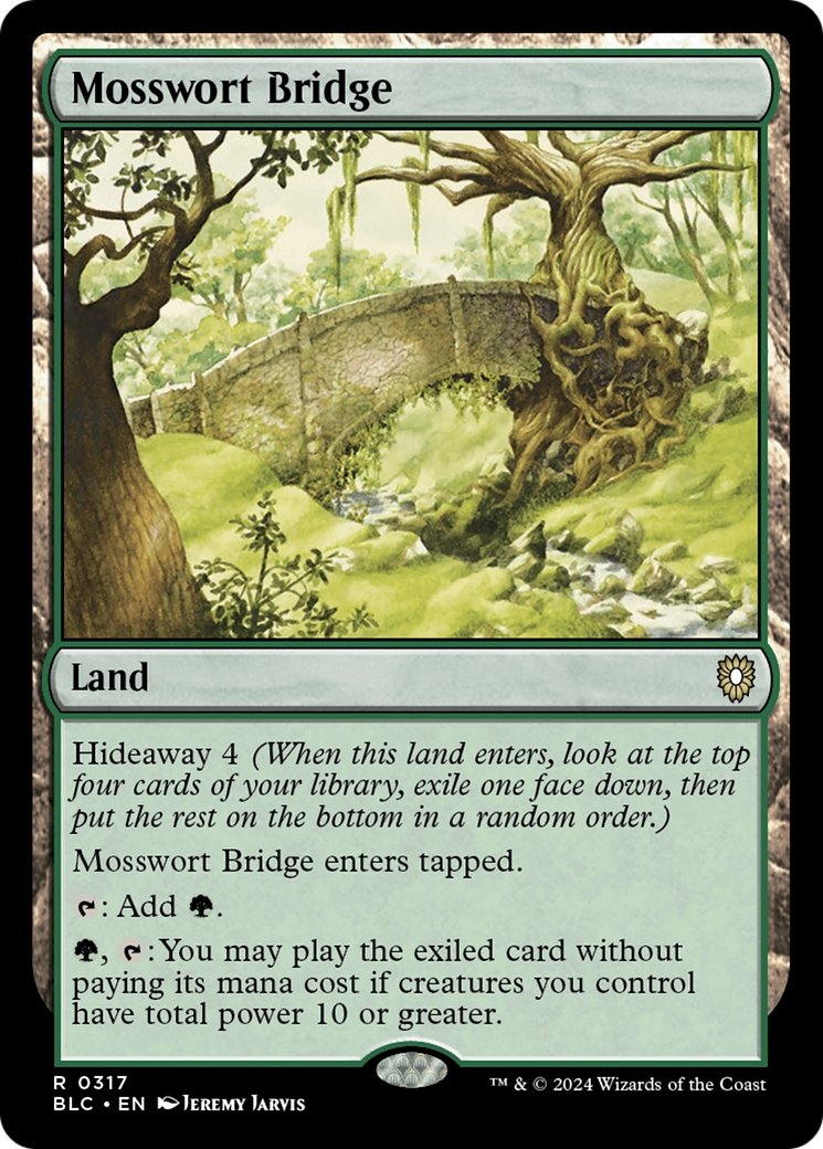 Mosswort Bridge (BLC-317) - Bloomburrow Commander