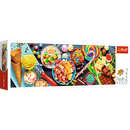 Panorama 1000 Piece Jigsaw Puzzles, Sweet Delights, Colorful Candy and Sweet Treats Puzzle, Adult Puzzles, Trefl 29046
