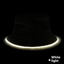 Sun LED Light Optical Fiber Luminous Bucket Hat
