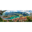Panorama 500 Piece Jigsaw Puzzles, Kotor Montenegro, Medieval Old Town Puzzle, Adriatic Coast Puzzle, Adult Puzzles, Trefl 29506