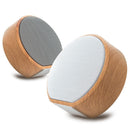 Mini Wood Bluetooth Speaker Portable Outdoor Wireless Support AUX TF