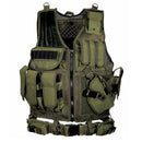 Tactical Military Vest - MOLLE Plate Carrier for Airsoft & Training