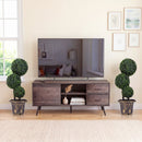 29 Inches Artificial Boxwood Topiary Tree Triple Ball Shrubs
