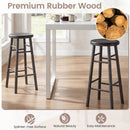 29" Swivel Bar Stools Set of 2 with Footrests